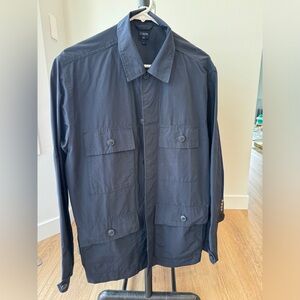 J Crew Navy Lightweight Shirt Jacket - Medium